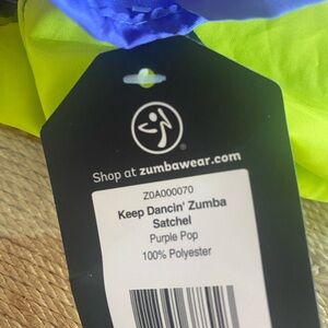 Zumba Fitness Purple Pop Crossbody Satchel